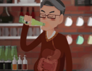 喝酒傷身，小心“干杯”變“肝悲”！